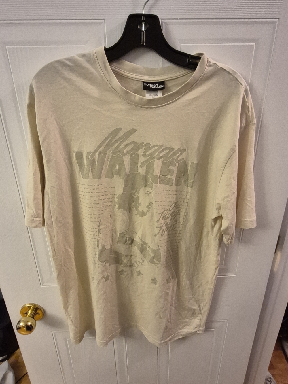 🔥 Morgan Wallen One Thing At A Time Graphic Tee - Size Small - Negative Print !